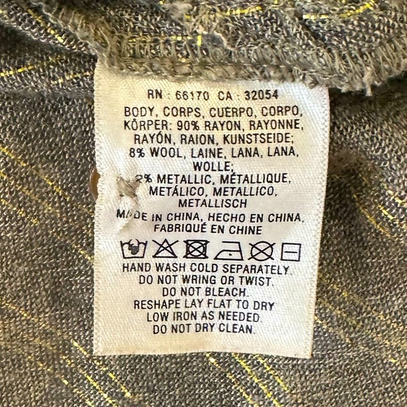 ANTHROPOLOGIE Itzel Metallic Buttondown Top by Akemi+Kin - Size 12 - Picture 16 of 16